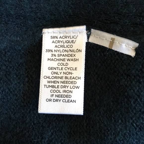 LOFT Textured Knit Deep Forest Green Bell Sleeve Pullover Sweater, size XS 🌲♥️ - Picture 11 of 12